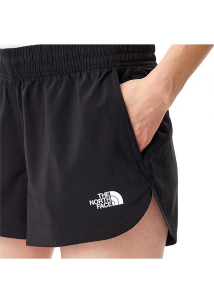 W Flex Woven Kadın Siyah Outdoor Şort NF0A8BPVJK31