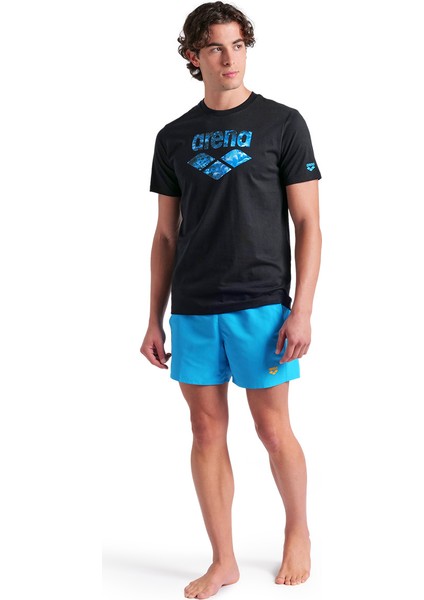 Water Prints Erkek Siyah Günlük Stil T-Shirt 009403500 modelleri