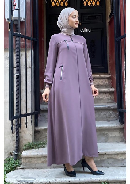 Nida Ribanalı Ferace Gül Kurusu modelleri