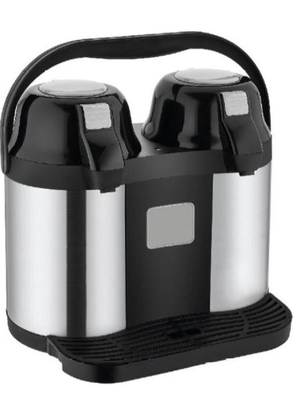 Çelik Termos 5 Lt Çiftli Ikili Pompalı CKR2027