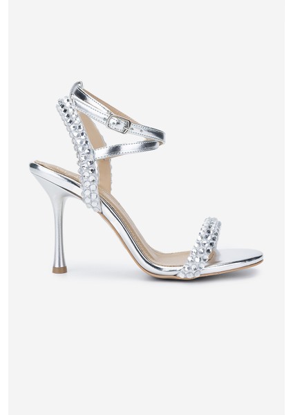 Kadın Vegan Lame Topuklu Ayakkabı 891 2425 Bn Ayk Y25 Lame