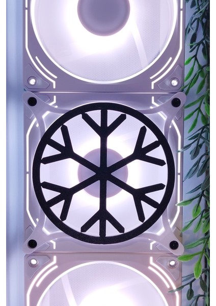 Esdeath 120X120 mm Siyah Çerçeveli Oyun Pc Aksesuarı, Masaüstü Bilgisayar Fan Kapağı fiyatları