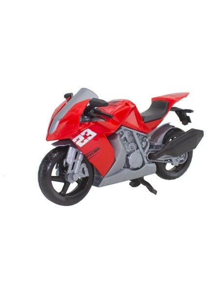 Sürtmeli Büyük Boy Plastik Motorsiklet 30 cm