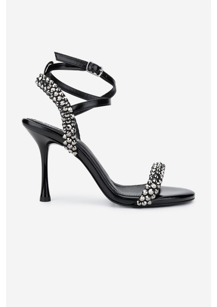 Kadın Vegan Siyah Topuklu Ayakkabı 891 2425 Bn Ayk Y25 Sıyah