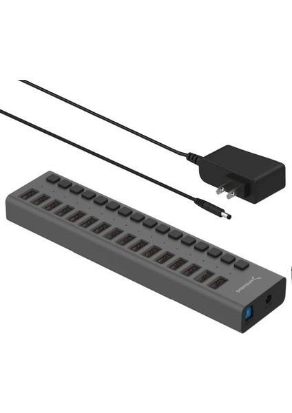 Çok Bağlantı Noktalı USB 3.0 ve Şarj Hub (HB-U930) 16-Port