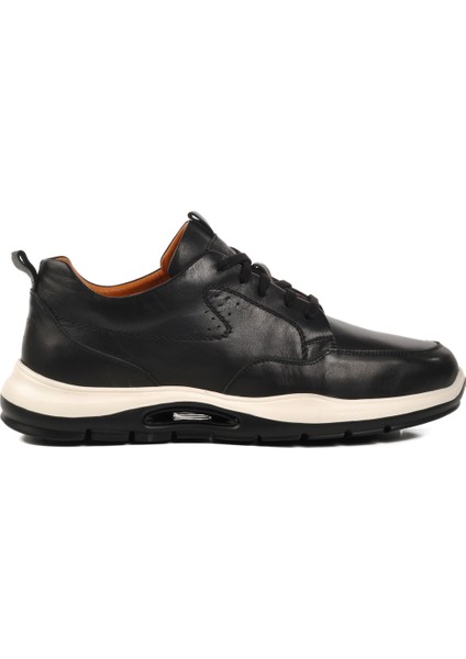 Siyah Hakiki Deri Erkek Sneaker 822502 M
