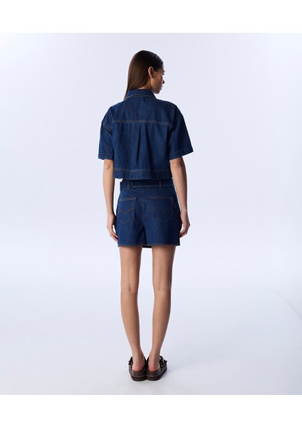 Kuşaklı Mini Şort Etek TS1250013064629