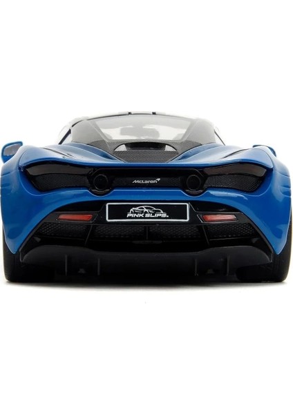 Pembe Slips 1:24 W2 Mclaren 720S Die-Cast Araba Tabanlı fırsatları