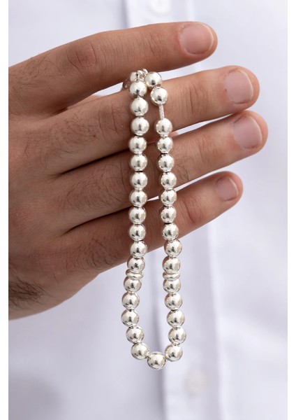 Gümüş Tesbih Küre Büyükboy 26 gr