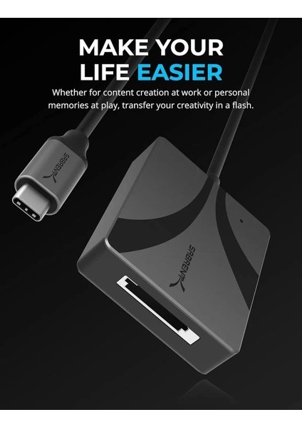USB Tip C Cfexpress Tip A Kart Okuyucu [cr-Cfxa]