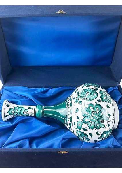Lotus Motifli Iznik Çini Vazo fiyatları