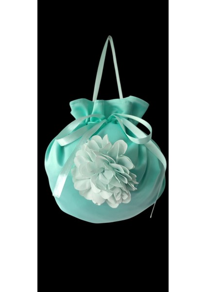 Gelin Kına Takı Kesesi,takı Çantası,cam Göbegi Renk Gelin Takı Kesesi