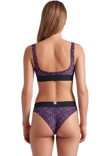 Monogram Elastic Bralette Kadın Siyah Yüzücü Bikini 009389550 fiyatları