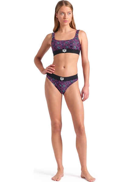 Monogram Elastic Bralette Kadın Siyah Yüzücü Bikini 009389550 modelleri