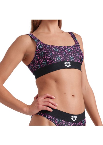 Monogram Elastic Bralette Kadın Siyah Yüzücü Bikini 009389550 fırsatları