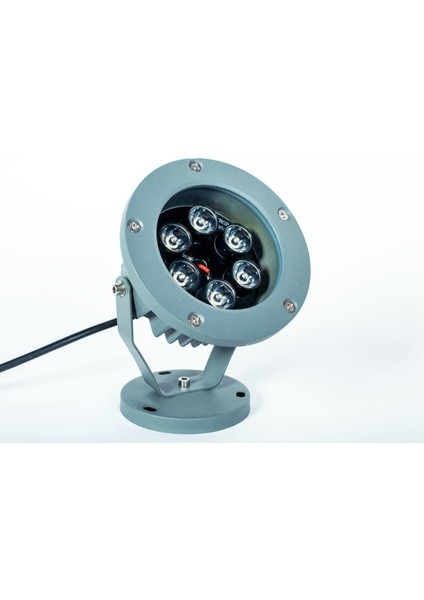 Bahçe LED Armatür Paslanmaz Dekoratif Dış Mekan Aydınlatma Lamba Spot Gösteri Doğal Beyaz A-1302 6W 220V IP68