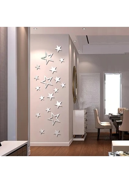 Çoklu Yıldız Duvar Dekoru | Salon, Yatak Odası, Çocuk Odası, Ofis, Kreş