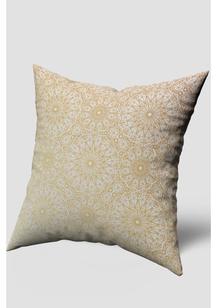 Sarı Ramazan Temalı Kırlent Kılıfı