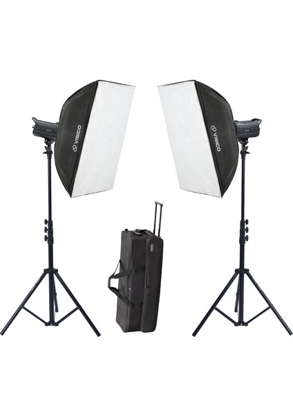 LED-150ST 2’li Video LED Işık Seti (150W)