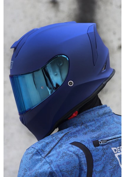 Dinamo Mat Mavi Kask