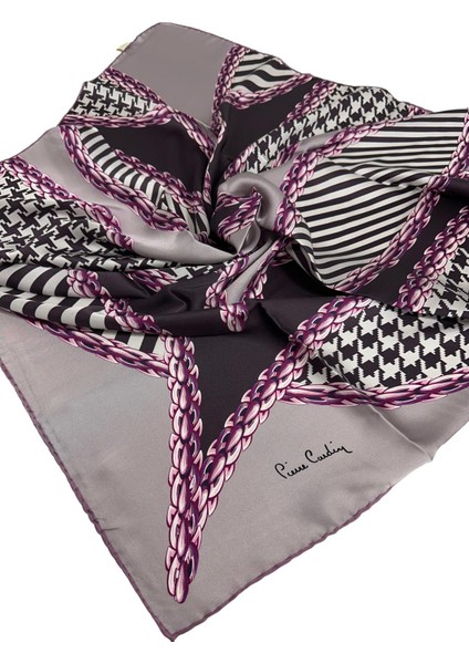Saf Ipek -Sura Ipek 90X90 Eşarp - 04949