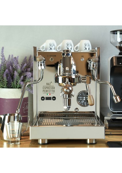 Naz Plus Espresso Kahve Makinesi Inox