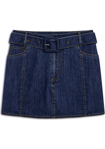 Kuşaklı Mini Şort Etek TS1250013064629 indirimleri