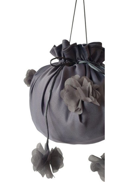 Gelin Kına Takı Kesesi,takı Çantası,koyu Gri Renk Gelin Takı Kesesi fiyatları