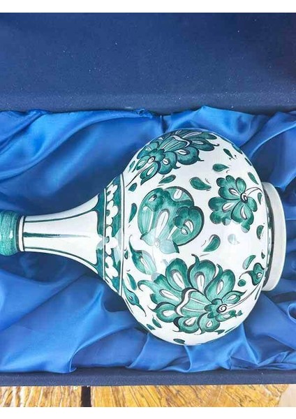Hayırlı Olsun Hediyesi Lotus Motifli Iznik Çini Vazo modelleri