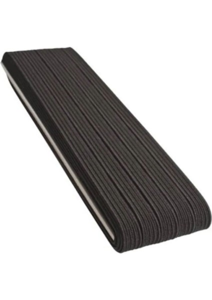 Lastik En 1, 5 cm 10 Metre Siyah
