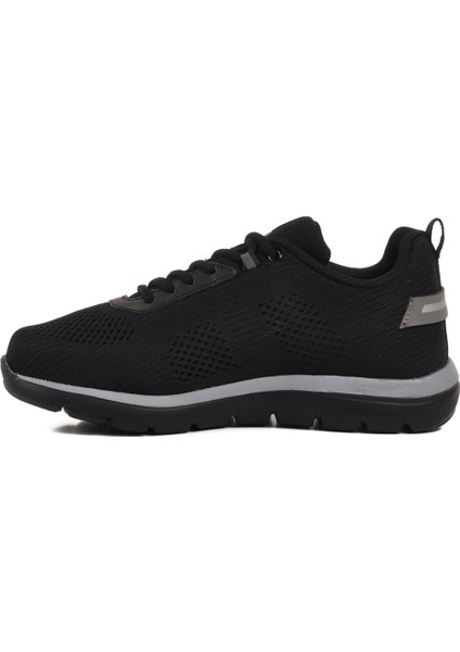 Siyah Fileli Unisex Spor Ayakkabı BST-652 G