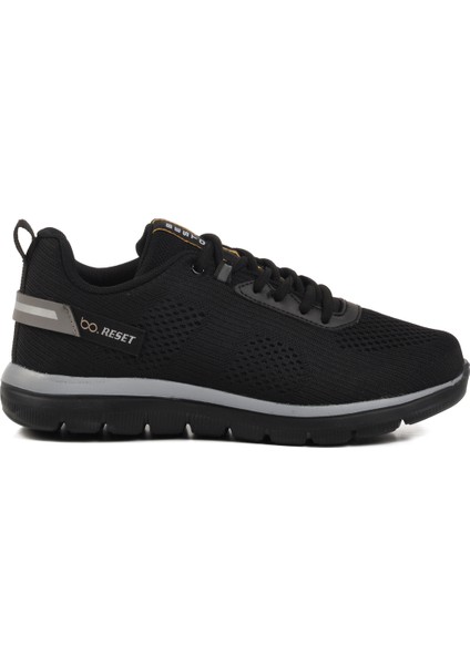 Siyah Fileli Unisex Spor Ayakkabı BST-652 G