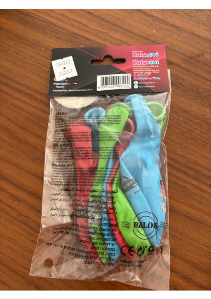 Balon Evi Şimşek Mcqueen Cars Poşet Içi 6'lı Balon fiyatları