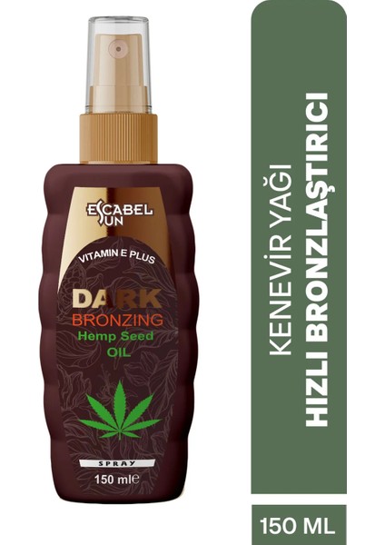 Kenevir Tohumlu Hızlı Bronzlaştırıcı 150 ml Yağ