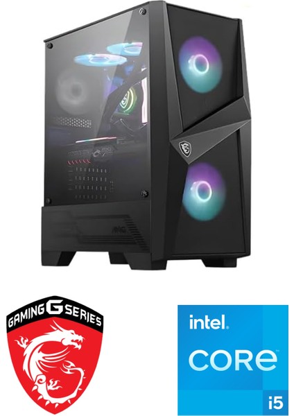Ekran Kartsız – Gaming Pc Ddr5 – Intel Core I5 12400F – H610 Ddr5 –16GB Ddr5 Ram - 1 Tb M.2 SSD -Windows 11 Pro