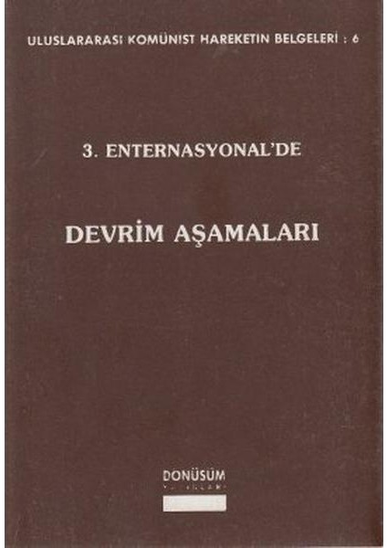 3. Enternasyonel'de Devrim Aşamaları