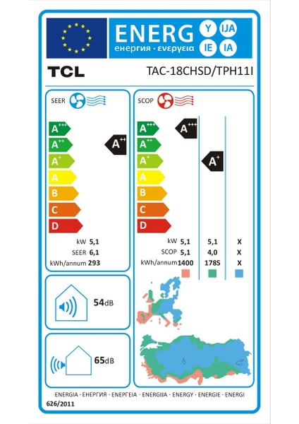 Breezeın 1.0 A++ TAC-18CHSD/TPH11I Inverter 18000 Btu Rüzgarsız Soğutma Özellikli Duvar Tipi Klima