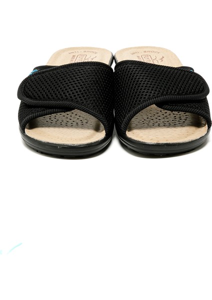 83 K24 Fe Kadın Terlik T4 413 Fe Fly Flot SLIPPER2003-BLACK fırsatları