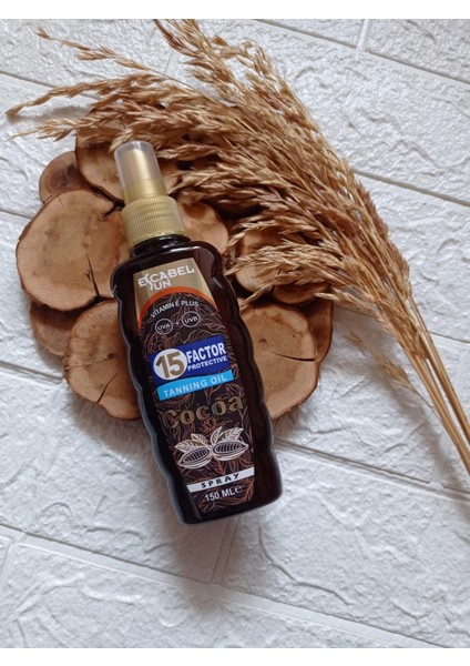 Ideal Bronzluk Kakao 15 Spf Güneş Yağı & Bronzlaştırıcı - Ipeksi Cilt E Vitamini 150 ml fırsatları