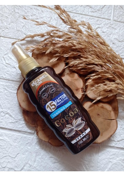 Ideal Bronzluk Kakao 15 Spf Güneş Yağı & Bronzlaştırıcı - Ipeksi Cilt E Vitamini 150 ml indirimleri