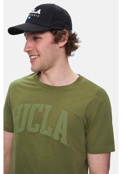 Culver Haki Bisiklet Yaka Baskılı Erkek Tshirt fiyatları