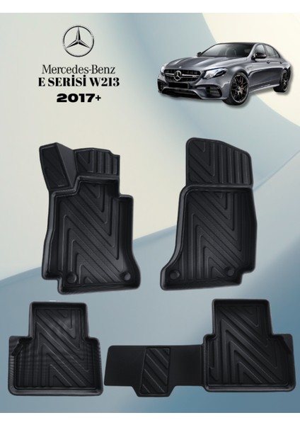 Mercedes E Serısı W213 2017+ Sonrası 5,5d Havuzlu Paspas Tpe Malzeme