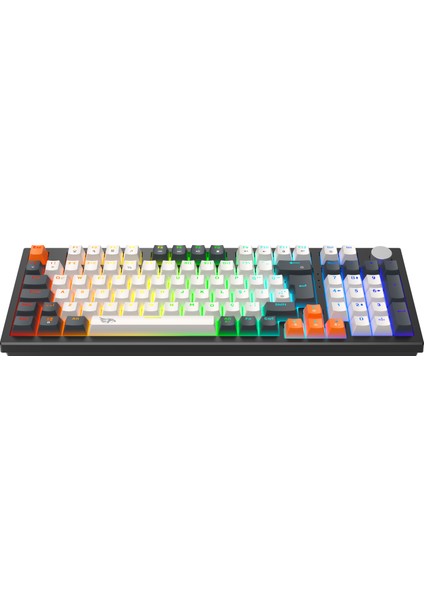 MKP98-10 Farklı Rainbow Aydınlatma-Mekanik Gaming Klavye