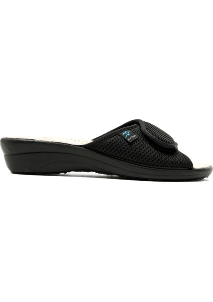 83 K24 Fe Kadın Terlik T4 413 Fe Fly Flot SLIPPER2003-BLACK