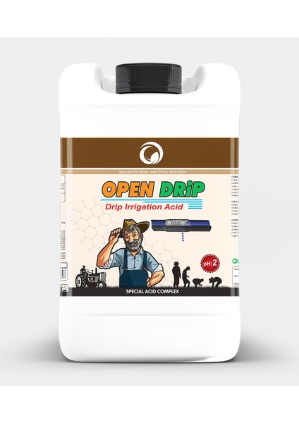Open Drip Damlama Açıcı 20 Litre
