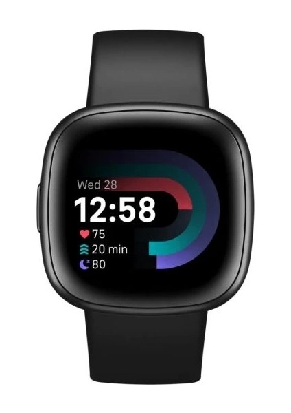 - Versa 4 Akıllı Saat Siyah Grafit 39MM Siyah