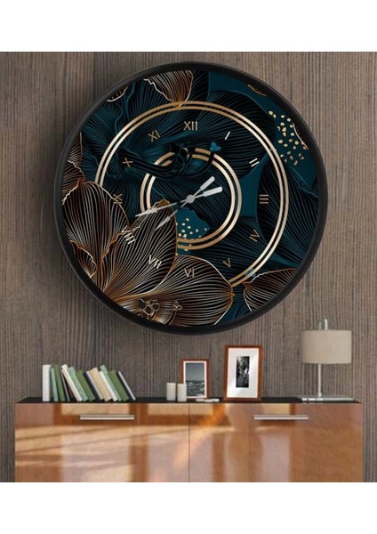 - Dekoratif 3D Baskı Yuvarlak Duvar Saati-67