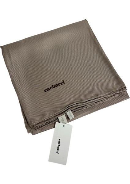 %100 Saf Ipek -Twill Ipek 90X90 Eşarp - 04947