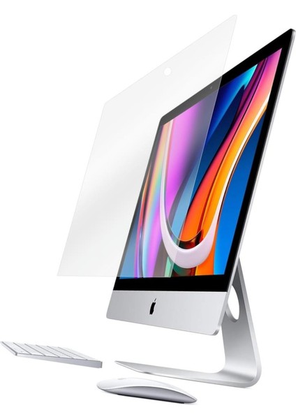 Apple iMac 27 Inç Mat Ekran Koruyucu Parlamayı Önler Şeffaf