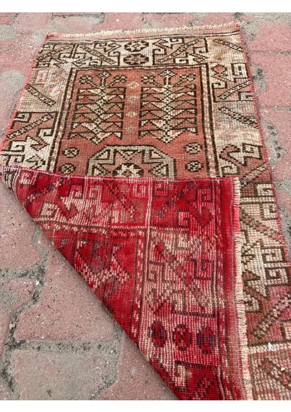 55 x 92 El Dokuma Antik Kilim Nadir Desenli Yumuşak Renkli Kilim fiyatları